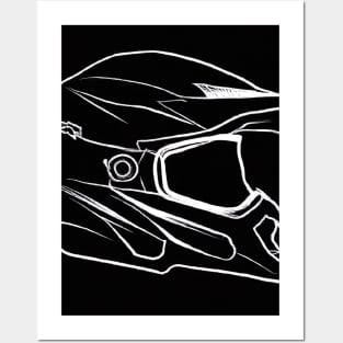 Motorcycle Helmet Posters and Art